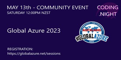 Global Azure on Coding Night - Presentation May 13th