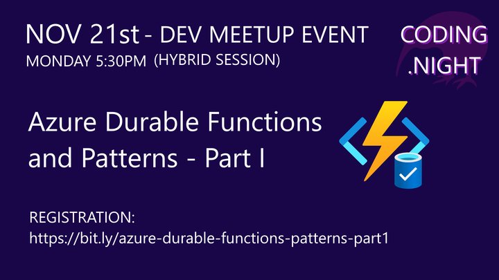 Coding Night - Presentation Nov 21st