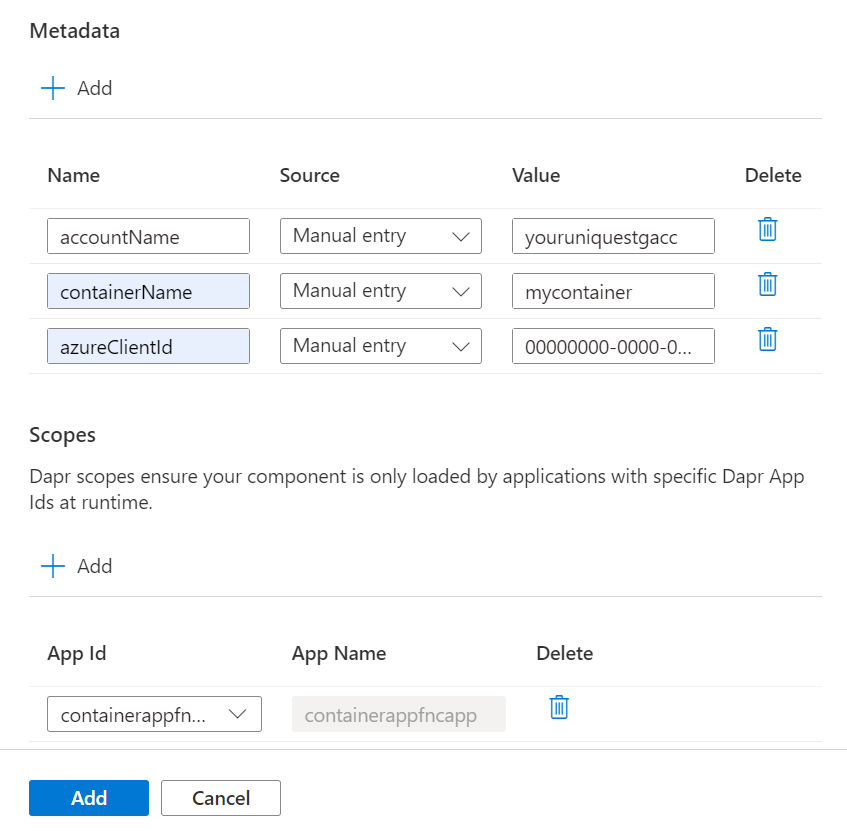 Dapr Generic Component 2