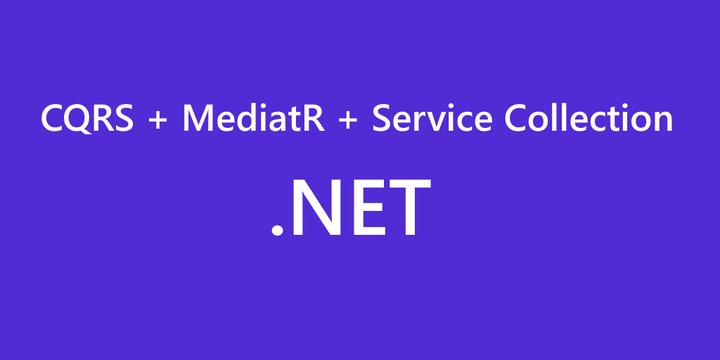 CQRS with MediatR and the Microsoft dependency injection container in .NET 6