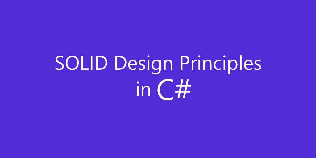 Clean Code Principles In C# Aka How To Write Projects That Don't