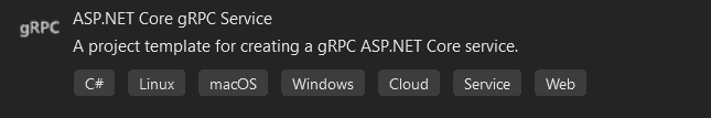 ASP.NET Core gRPC Service